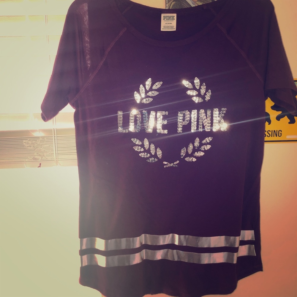 PINK Shirt with Sequins